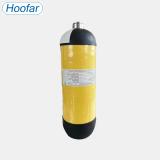 2023 New Design Ultralight High Pressure 300bar Carbon Fiber Cylinder Plastic Liner Composite Tank 6.8L